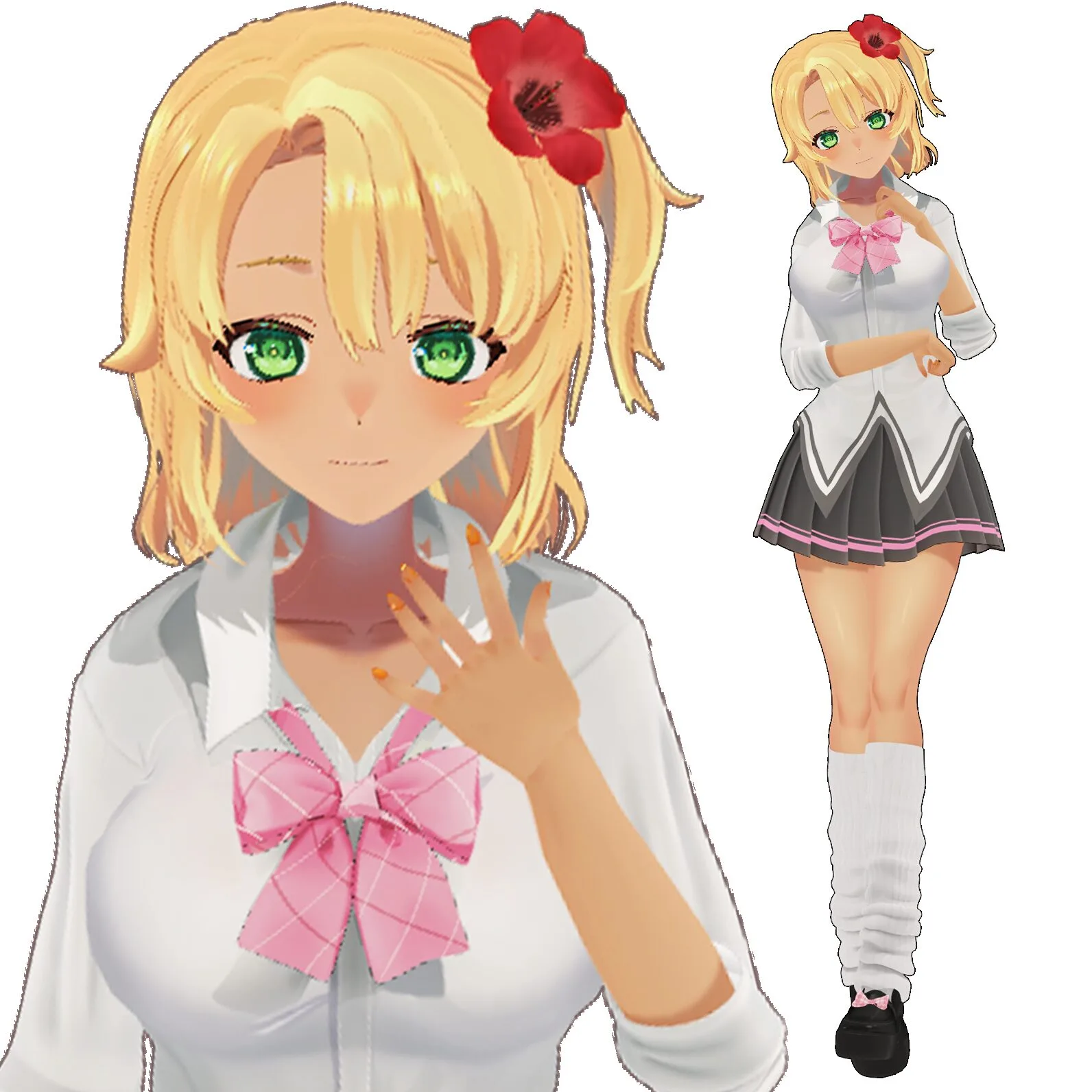 VRChat向け3D衣装モデリング制作実績