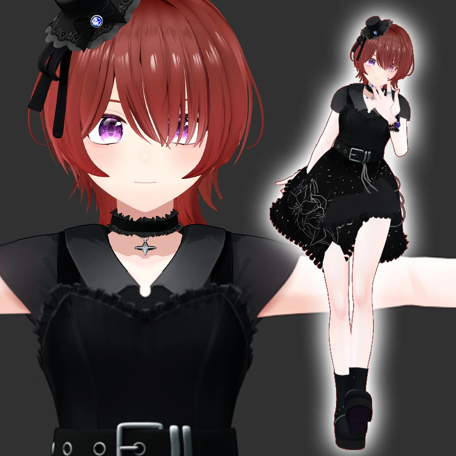VRChat向け3D衣装モデリング制作実績