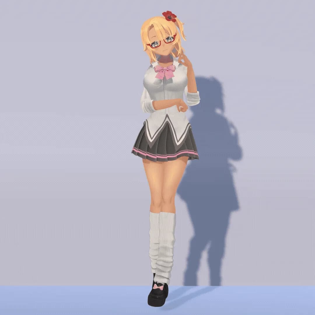 VRChat向け3D衣装モデリング制作実績